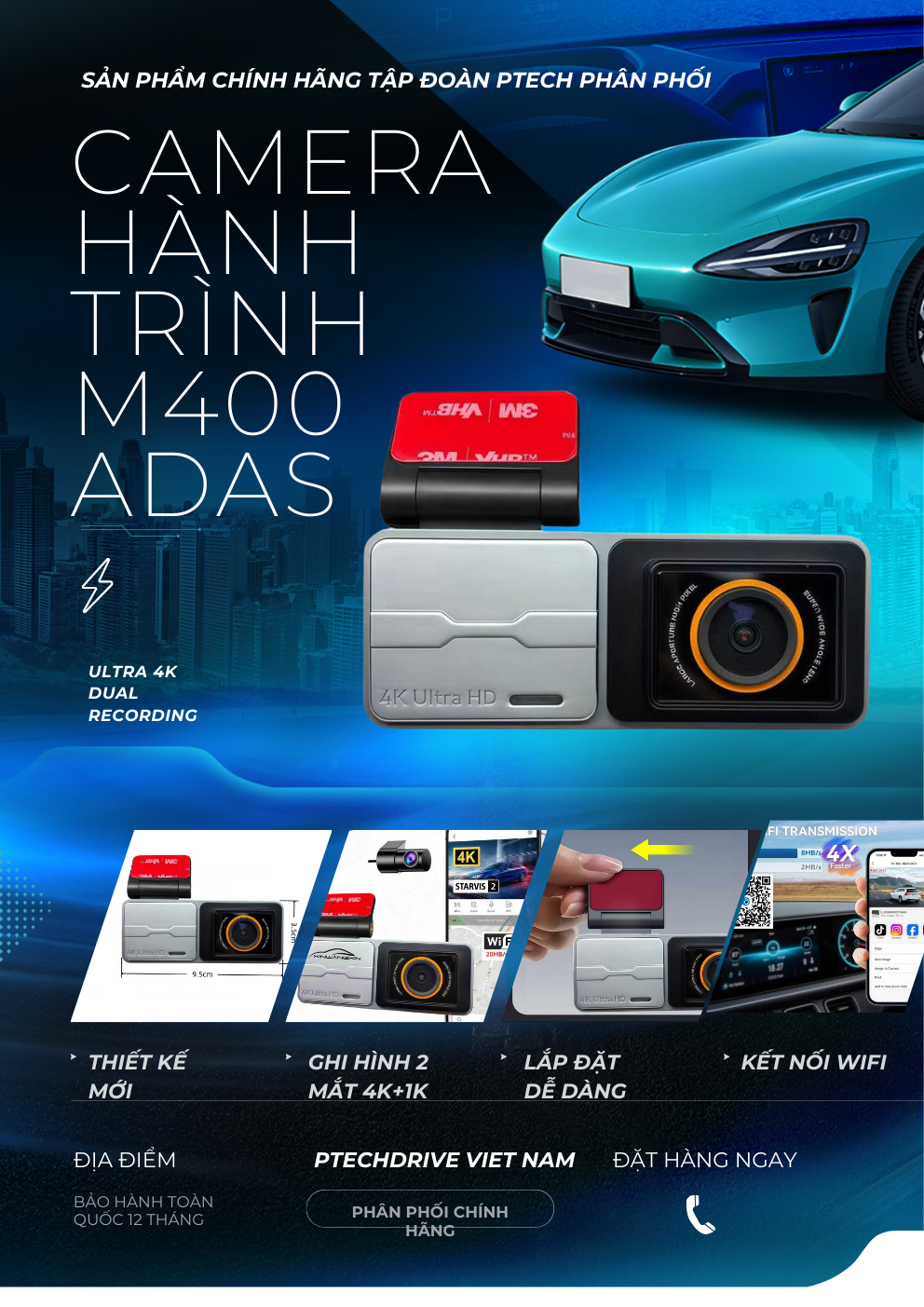 Camera hành trình M400 adas